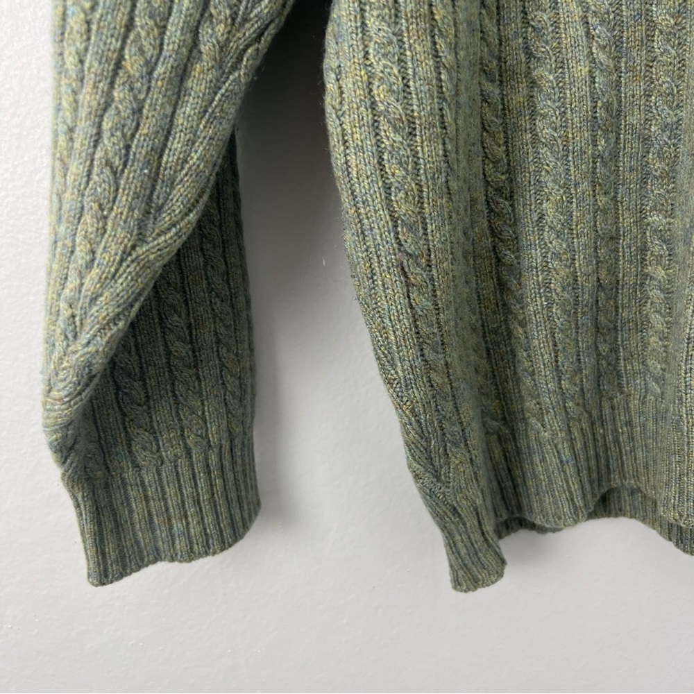 Burberry 100% Cashmere Turtleneck Cable knit Sweater - Picture 2 of 8